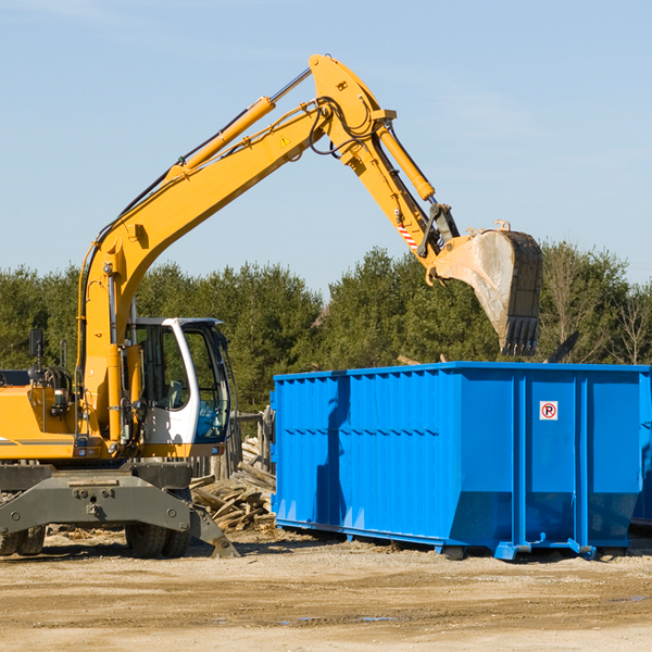 how does a residential dumpster rental service work in Green Road